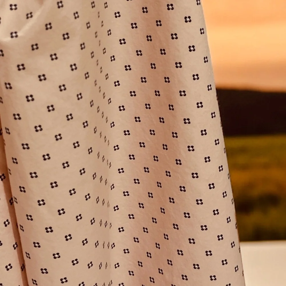J. CREW Organic Cotton‎ Slim Stretch Fit *Secret Wash* Shirt Pink Print Men XXL